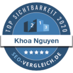 SEO Vergleich Siegel für Khoa Nguyen