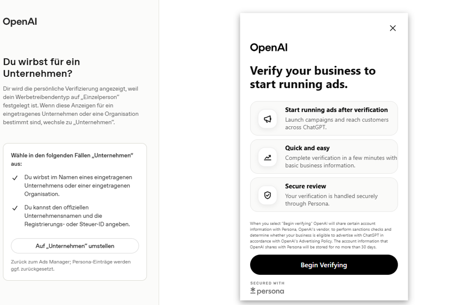 ChatGPT Ads Kampagne im OpenAI Ads Manager einrichten